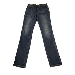 Madewell 10" High-Rise Skinny Jeans Womens Size 27 Dark Wash Denim Cotton Blend